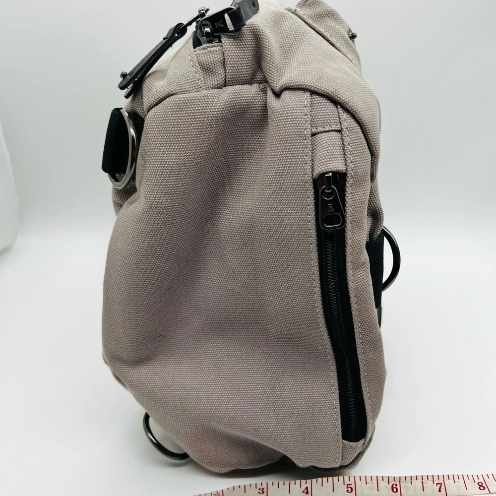 ANVANDA OF STOCKHOLM MULTI-PURPOSE CANVAS & LEATHER TRAVEL BAG NWOT